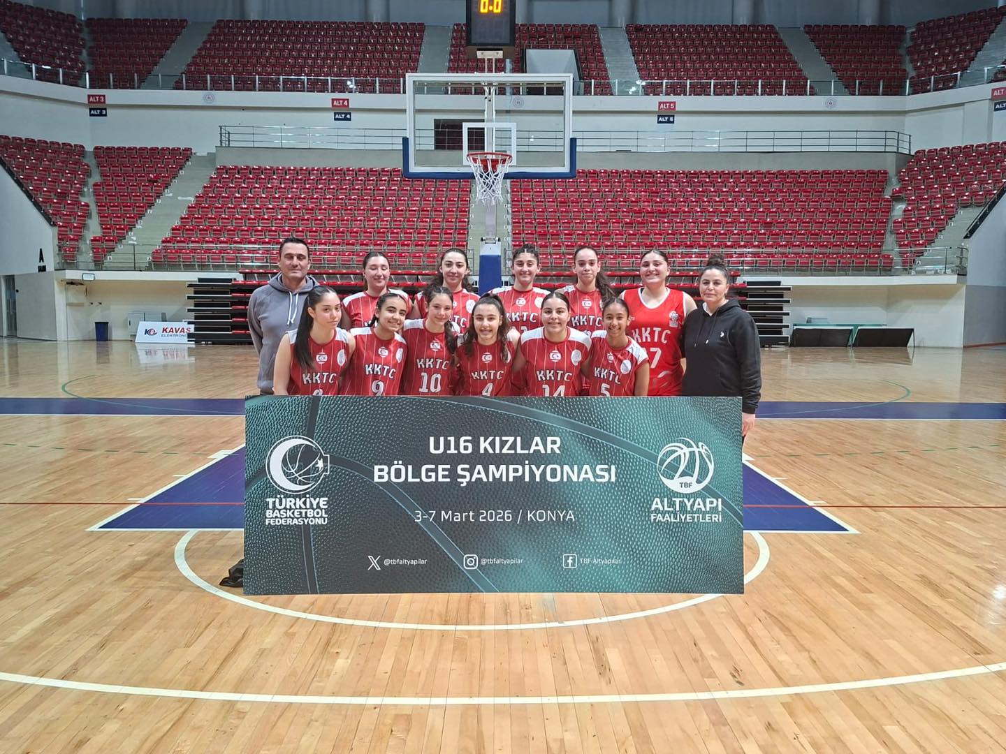 🏀 U16 Kız Milli Takımımız Konya’da Fırtına Gibi Başladı!